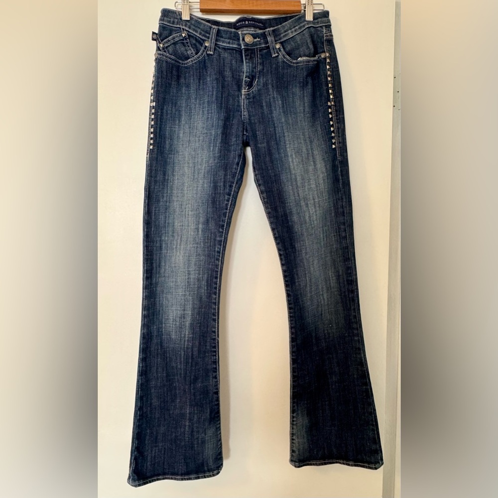 Rock & Republic Dark Blue Flare Jeans
